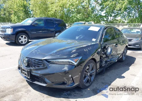 2024 Acura Integra A-Spec Technology из США, поврежденный, VIN 19UDE4G73RA022788